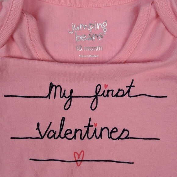 Valentine's Day 3 piece outfit tutu, onesie, bow - Picture 5 of 8